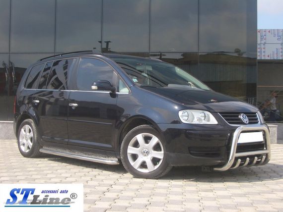 Кенгурятник QT006 (нерж) для Volkswagen Touran 2003-2010 гг | Зображення 2