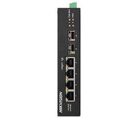 Hikvision DS-3T0506HP-E/HS POE Комутатор 4 порти некерований