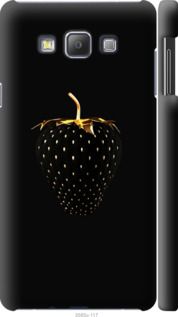 Чохол на Samsung Galaxy A7 A700H Чорна полуниця "3585m-117-24368"