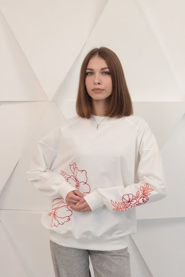 Джемпер жіночий Носи своє 46 Білий (p-13665-152646) | Зображення 6