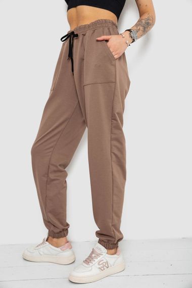 Спортивні штани жіночі, колір мокко, 238R347 | Зображення 2