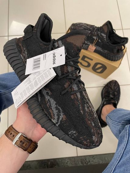 Кросівки Adidas Yeesy Boost 350 Black / Camo | Зображення 7