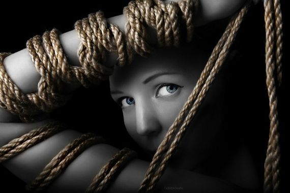 Веревка Romfun для бондажа и практик шибари, синяя Sex Aura | Зображення 5