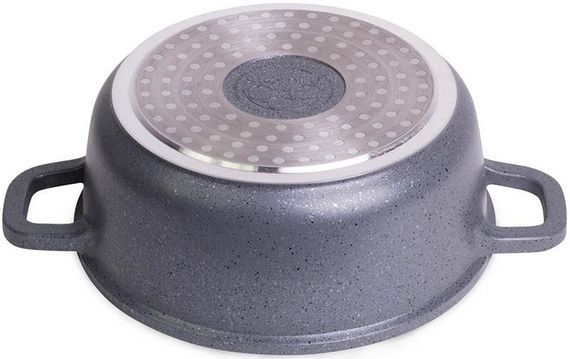 Каструля Kamille Landes Grey 4.5л з литими алюмінієвими ручками | Зображення 2