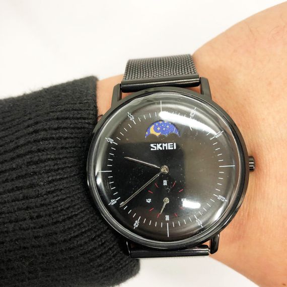 Часы мужские в строгом стиле SKMEI, Брендовые часы наручные мужские кварцевые час наручные NP-37 | Зображення 7
