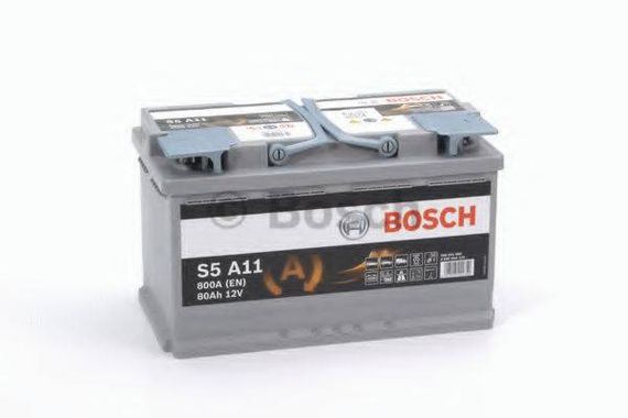 Акумулятор 80Ah-12v BOSCH AGM (S5A11) (315x175x190),R,EN800 BOSCH 0092S5A110 на BMW X1 универсал (E84)