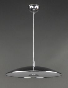 Люстра світлодіодна підвісна LED світильник для квартири на стелю лед 27710 Хром 20-160х30х30 см.