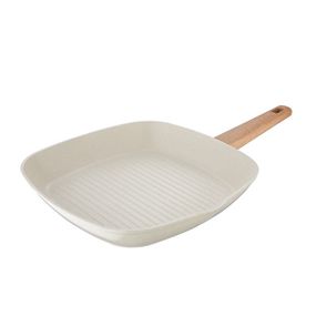 Сковорода гриль Bergner Naturally BG-34743-CR 28х28 см бежева
