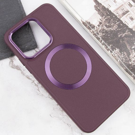 TPU чохол Bonbon Metal Style with MagSafe для Xiaomi Redmi Note 13 Pro 4G | Зображення 3
