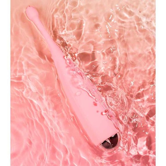 Вибратор для клитора и сосков Satisfyer Twirling Joy - Светло-розовый - Вибраторы | Зображення 1