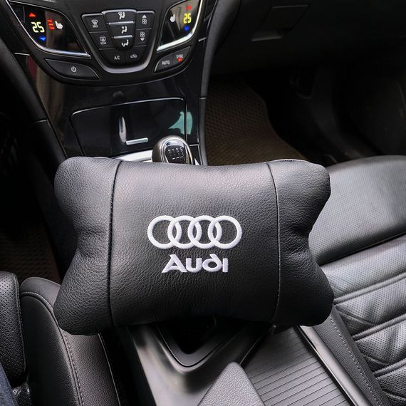 Авто подушка під шию Audi Ауди 1шт, Комфортна подушка для автомобіля під шию для автокрісла IP-10 | Зображення 3