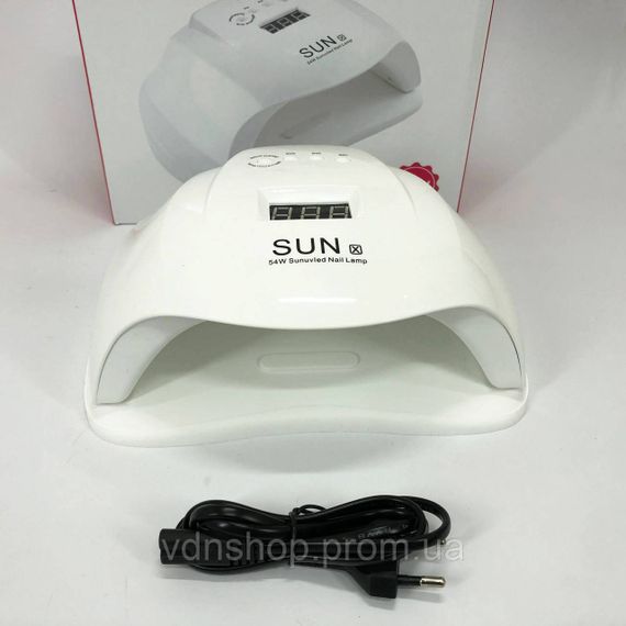 Лампа маникюрная для домашнего использования 54w, УФ-лампы для маникюра, Сушилка обычного ногтей IK-71 | Зображення 1
