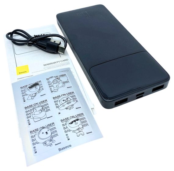 Power Bank 10000 мАh 15 Вт BASEUS реальна ємність швидка зарядка зовнішній акумулятор павербанк | Зображення 4