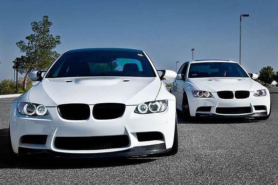 Накладка на передній бампер Lip AK-Style (для M3, Карбон) для BMW 3 серія E-90/91/92/93 2005-2011 рр | Зображення 1