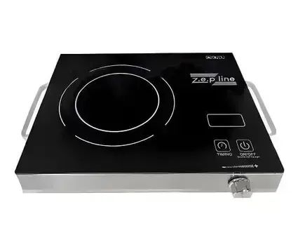 Настольная плита электрическая сенсорная инфракрасная одноконфорочная Zepline ZP-061 2200 Вт | Зображення 3