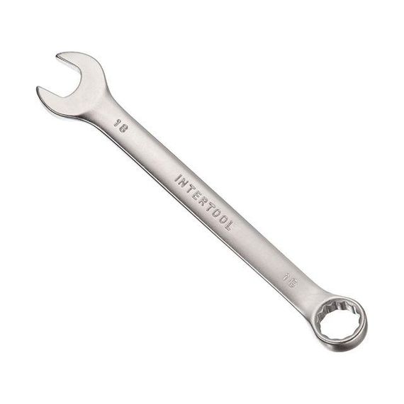 Ключ комбінований 18 мм, Cr-V INTERTOOL HT-1218