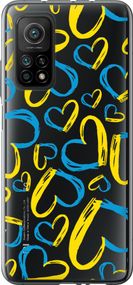 Чехол на Xiaomi Mi 10T Pro Сердца UA "5292u-2679-17620"