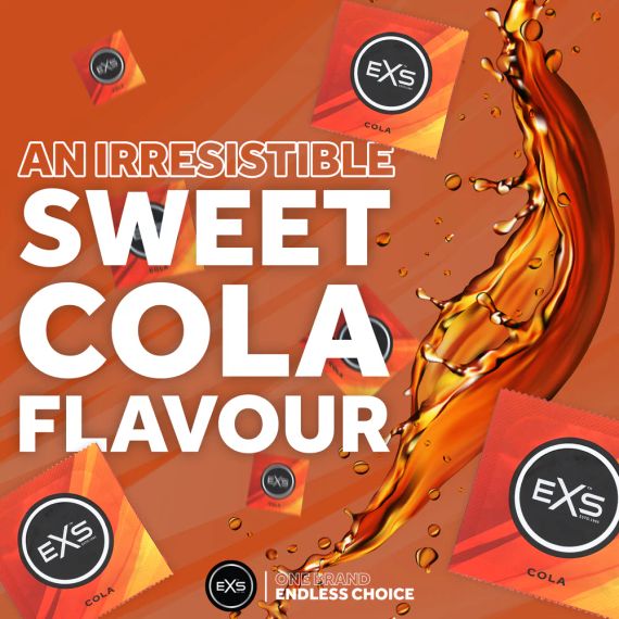 Презерватив - EXS Cola Flavour Condom, 1 шт. | Зображення 1