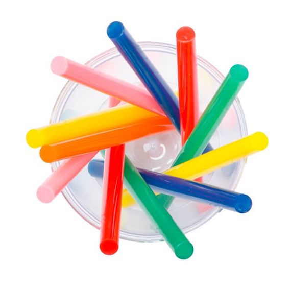 Комплект стрижнів клейових кольорових 7,4*100 мм, 12 од. INTERTOOL RT-1031 | Зображення 3