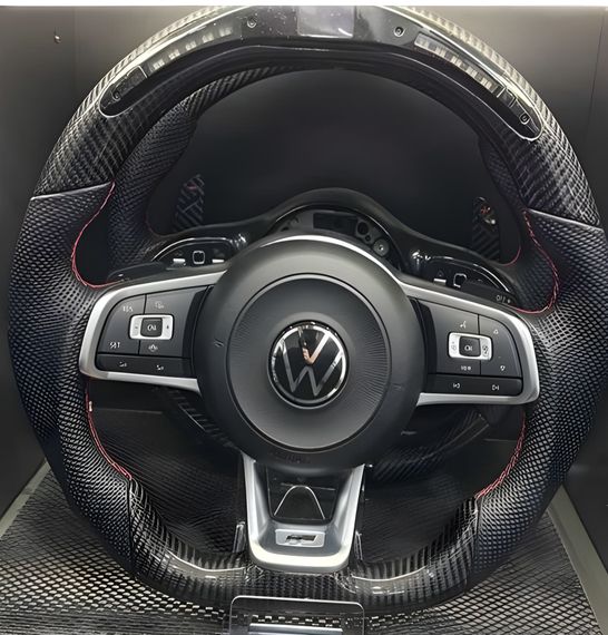 Руль (для GTI, Карбон -2025 LED) для Volkswagen Golf 6 2008-2014 гг