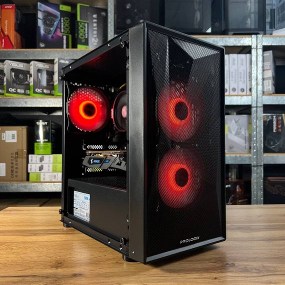 Ігровий ПК ProLogix E102 Tower / AMD Ryzen 5 1500X (4 (8) ядра по 3.5 - 3.7 GHz) / 16 GB DDR4 / 250 GB SSD / AMD Radeon RX 580, 8 GB GDDR5, 256-bit / 500W б/в | Зображення 1