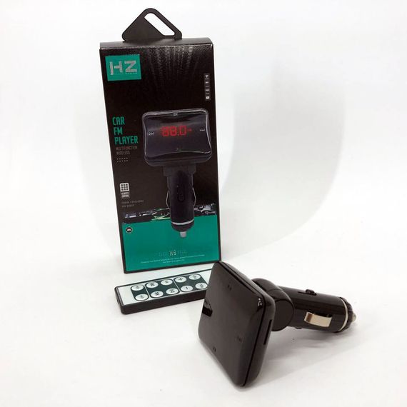 Модулятор FM с входным напряжением 12-24v HZ, Автомобильный модулятор с дисплеем, Блютуз фм передатчик WT-81 | Зображення 5