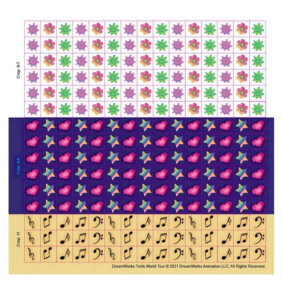 Лабіринти з наклейками "Музика об'єднує" Тролі 1249011, 450 наклейок | Зображення 2