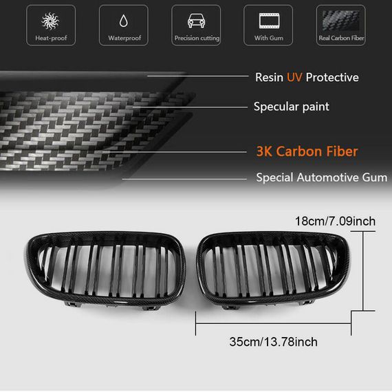 Ніздрі M-Look (Карбон) для BMW 2 серія F22/23 2014-2021 рр | Зображення 4