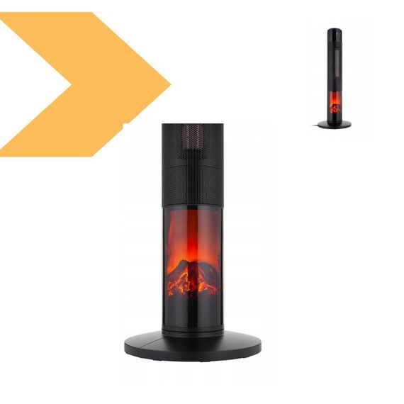 Тепловентилятор колонний обігрівач радіатор Teesa камін (47738-6755_1883) | Зображення 1