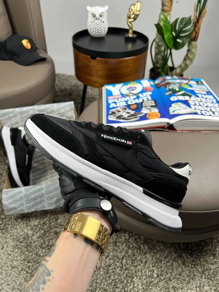 Мужские кроссовки R3eebok Classic Black White , Вьетнам A4232 46 | Зображення 6