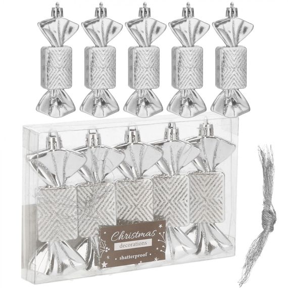 Набір іграшок ялинкових Springos h=8 см 5 шт CA0165 | Зображення 3