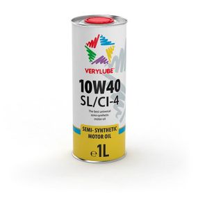 Полусинтетическое масло Verylube 10W-40 SL/CI-4 Моторное масло Масло 10в40 Полусинтетика Масло для авто