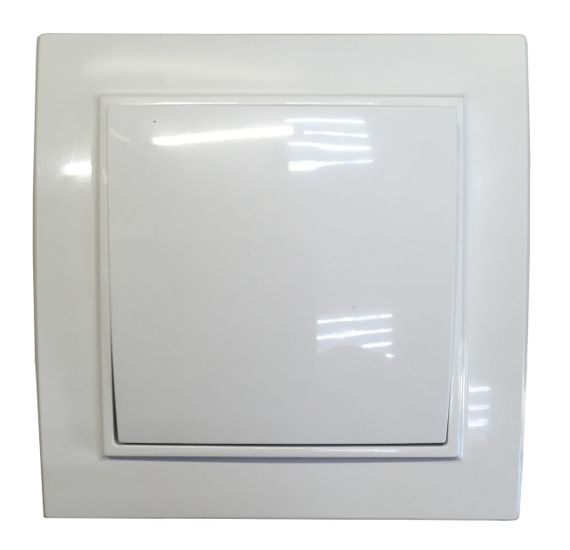 Вимикач внутрішній установки 1-кл білий IP20 Malta Ny95000945 | Зображення 1