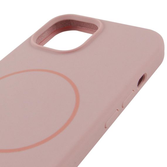 Чохол Silk Full Protective (AA) NO LOGO with Magnetic Fit для Apple iPhone 14 (6.1") Рожевий / Pink Sand | Зображення 3