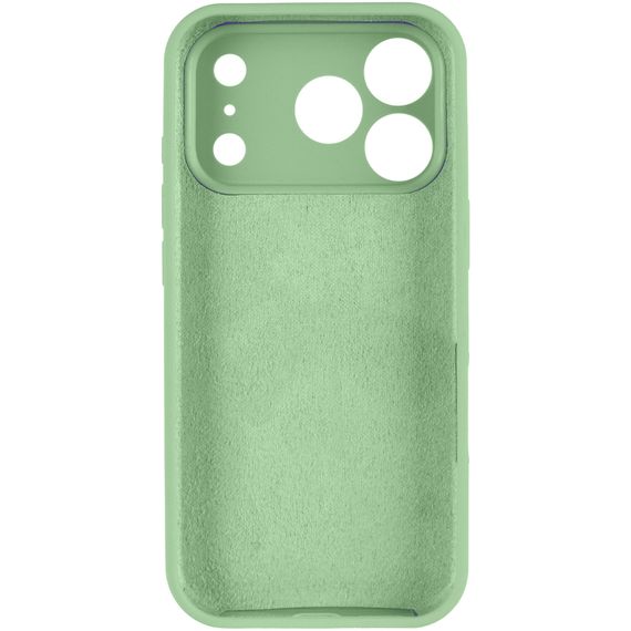 Чохол Silk Full Camera Protective (AA) NO LOGO для Apple iPhone 17 Pro (6.3") Зелений / Pistachio | Зображення 2