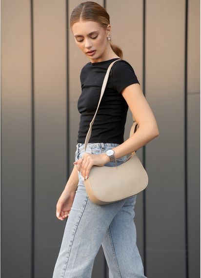 Сумка жіноча Sambag Leoma KOR Бежева 29 х 7 х 16 см (53090026) | Зображення 7