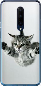 Чехол на OnePlus 7 Pro Летящий котёнок "2322u-1696-17620"