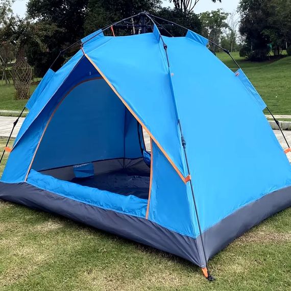 Намет автоматичний G-Tent 210×210×125 см • Туристичний кемпінговий намет на 2–3 особи з водостійкою тканиною та миттєвим встановленням | Зображення 2