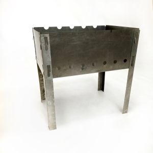 Разборной Мангал Турист походный на 5 шампуров 0.5мм 1.5кг