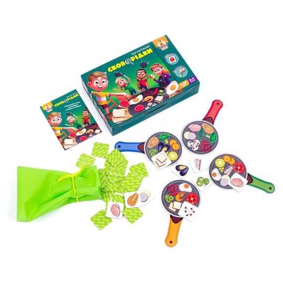Настольная игра на скорость Сковородки VT2309-01 на укр. языке | Зображення 1