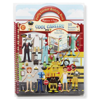 Набір для творчості Melissa&amp;Doug Об&apos;ємні багаторазові наліпки Професії (MD9426)