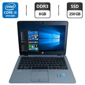 Нетбук Б-клас HP EliteBook 820 G1 / 12.5" (1920x1080) IPS / Intel Core i5-4310U (2 (4) ядра по 2.0 - 3.0 GHz) / 8 GB DDR3 / 250 GB SSD / Intel HD Graphics 4400 / WebCam б/в