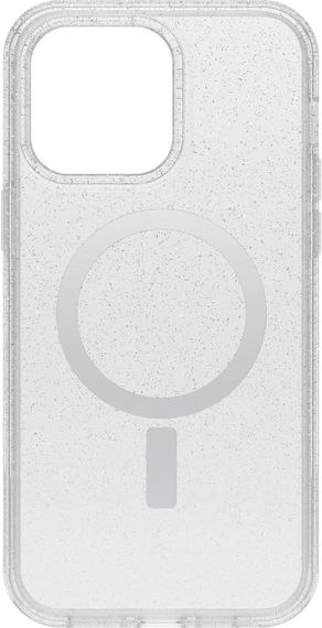 Чехол для iPhone 14 Pro с MagSafe прозрачный с блестками OtterBox Symmetry тонкий ударопрочный фирменный чехол