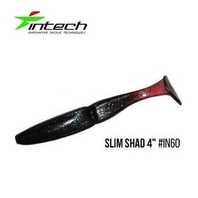 Силиконовая приманка, Съедобный силикон Intech Интеч Slim Shad 4 "5 шт IN60