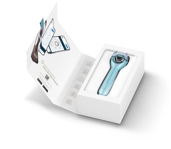 Електронний ролер для обличчя з мікроголками GESKE MicroNeedle Face Roller 9в1 turquoise | Зображення 8