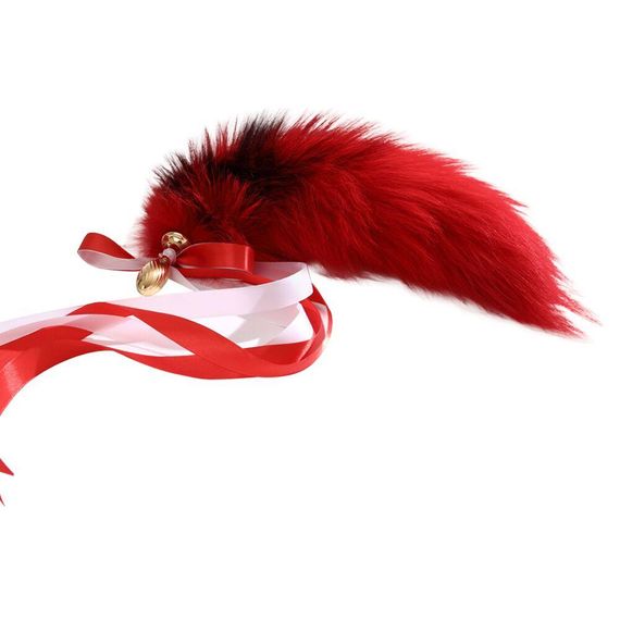 Анальна пробка з хвостом лисиці LOCKINK SEVANDA Red Vixen Set with Pear-shape Plug sexstyle | Зображення 3