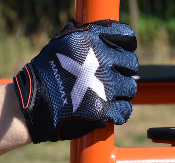 Рукавички для фітнесу MadMax MXG-102 X Gloves Black/Grey/White M | Зображення 7