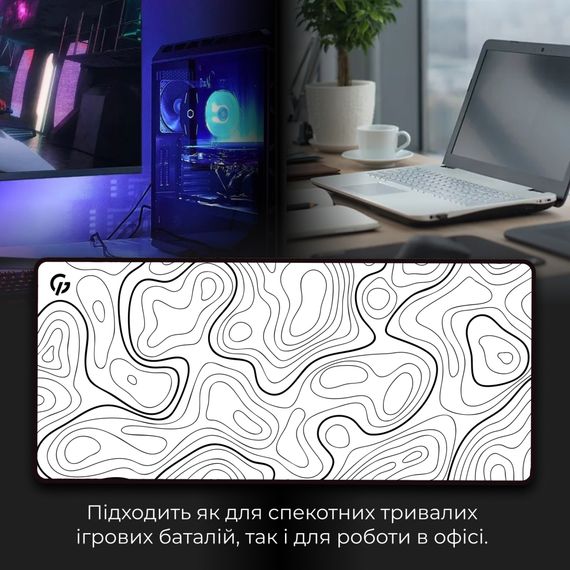 Килимок для мишки GamePro Speed/Control White (MP275AW) | Зображення 6