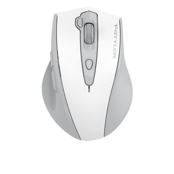 Миша бездротова безшумна A4Tech Fstyler FG55S Plus (White), USB, колір білий