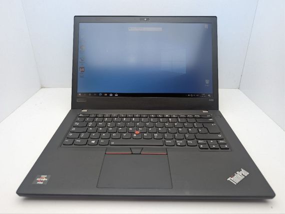 Ультрабук Lenovo ThinkPad A485 / 14" (1920x1080) IPS / AMD Ryzen 5 2500U (4 (8) ядра по 2.0 - 3.6 GHz) / 8 GB DDR4 / 256 GB SSD / AMD Radeon Vega 8 Graphics / WebCam б/в | Зображення 1